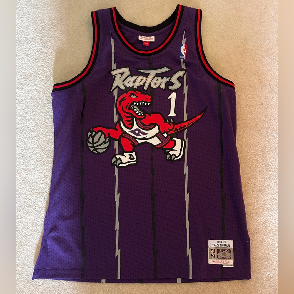 Purple Raptors Basketball Jersey